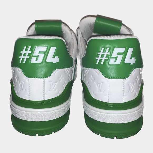 Mens Louis Vuitton LV Trainer Sneaker in Grey - Picture 4 of 5